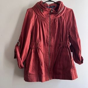 French Connection peplum shell jacket